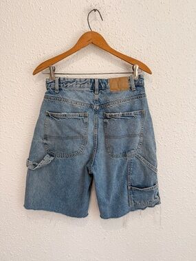 Cotton On baggy denim
carpenter cut off Jean shorts jorts women’s 28 6